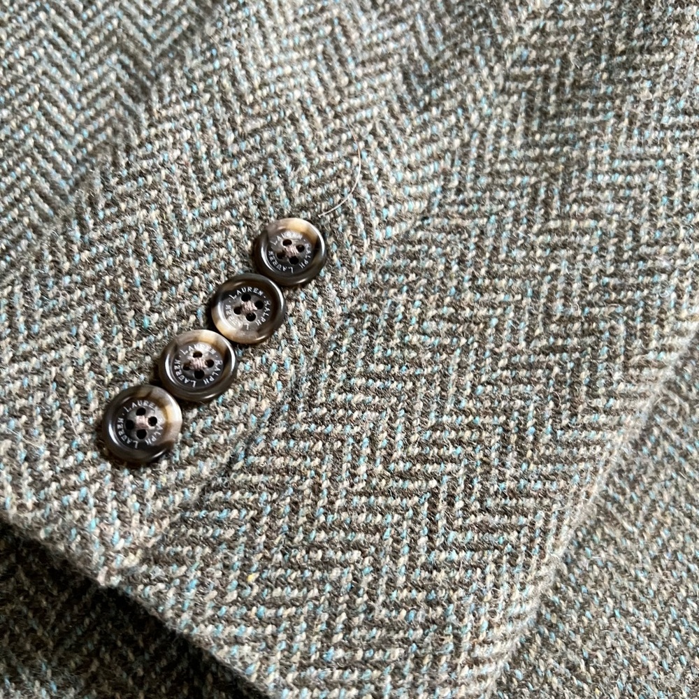Vintage Lauren Ralph Lauren Green Label Wool Jacket/Blazer Size 16 EUC - Picture 5 of 12